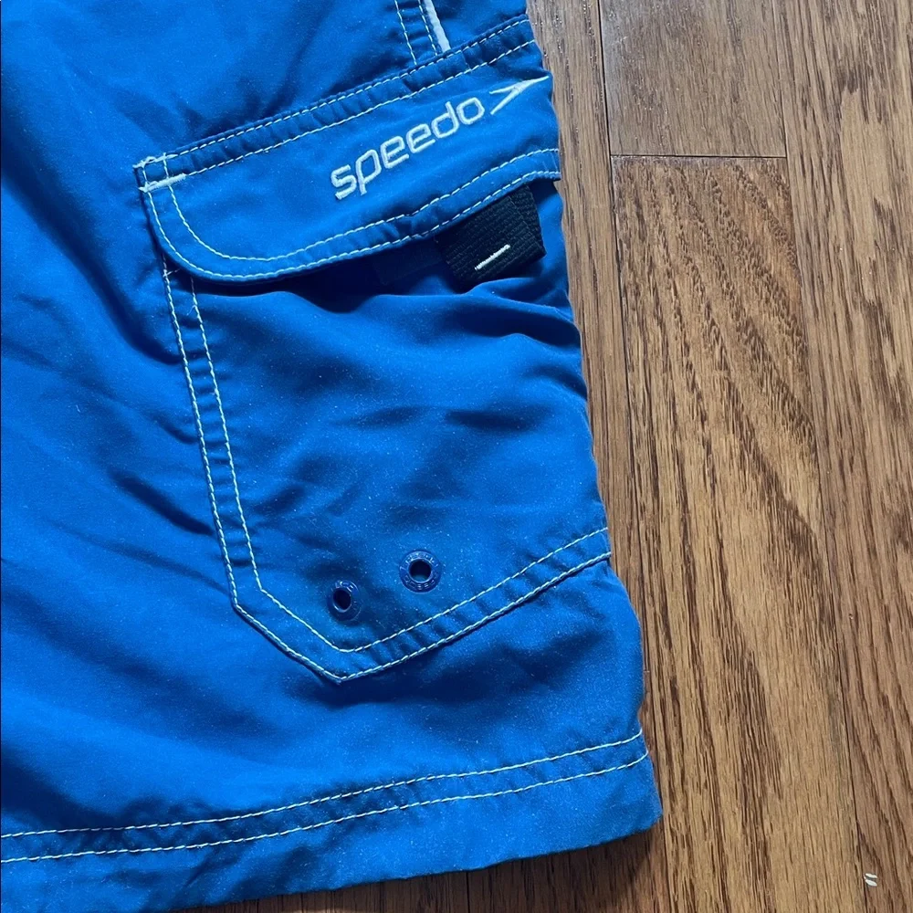 Speedo Men's Blue Swim Trunks - Picture 4 of 10